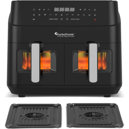 Аэрогриль (аэрофритюрница) TurboTronic TT-DAF6W (черный)