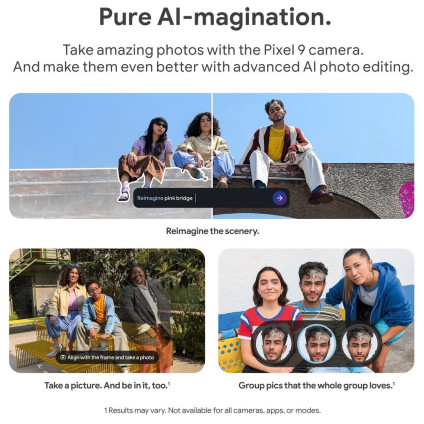 Телефон Google Pixel 9 12GB/128GB (обсидиан)