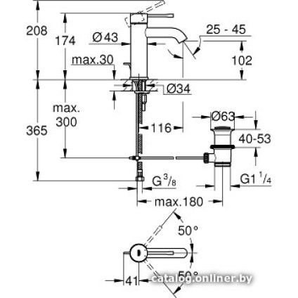 Смеситель Grohe Essence New S-Size 23589GN1 (золотой матовый)