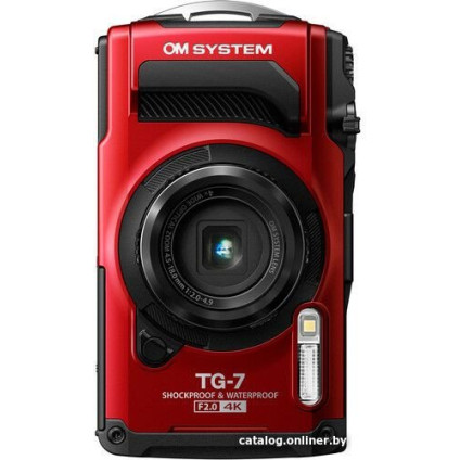 Фотоаппарат Olympus Tough TG-7 (красный)