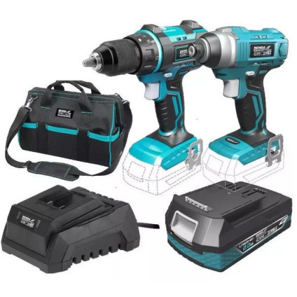 Dedra DED7018 (шуруповерт, винтоверт, 2 АКБ, сумка)