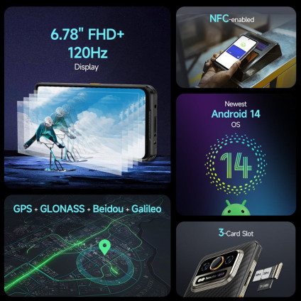 Телефон Ulefone Armor 25T 6GB/256GB (черный)