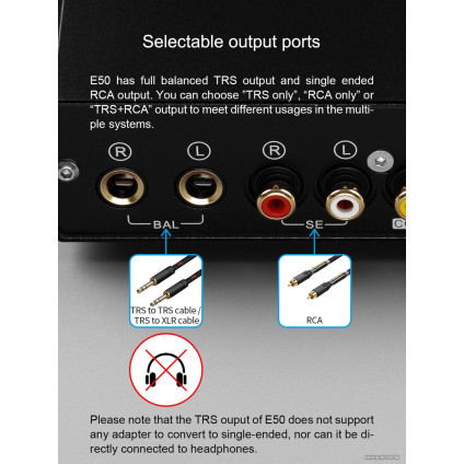 Цифро-аналоговый преобразователь Topping E50 (черный)