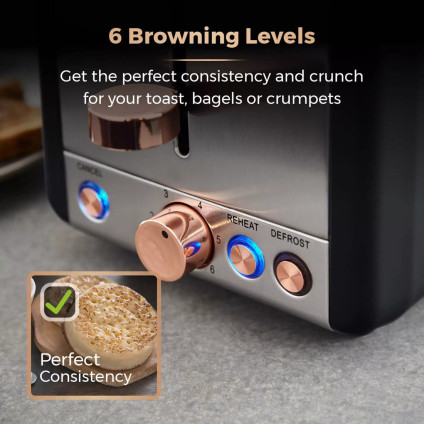 Тостер Tower Cavaletto T20036RG