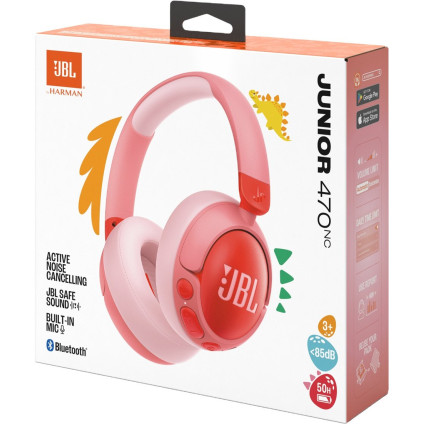 Наушники JBL Junior 470NC (розовый)