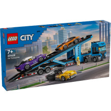 Конструктор LEGO City 60408 Грузовик-автовоз со спортивными автомобилями