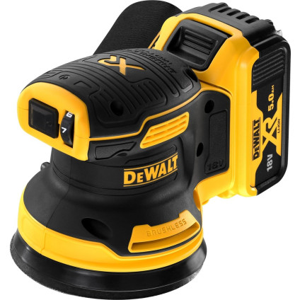 Эксцентриковая шлифмашина DeWalt DCW210P2 (с 2-мя АКБ, кейс)
