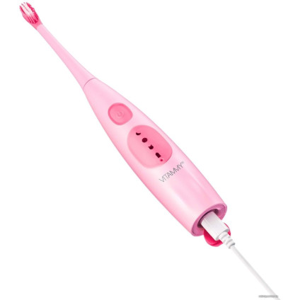 Электрическая зубная щетка Vitammy Dino (розовый)