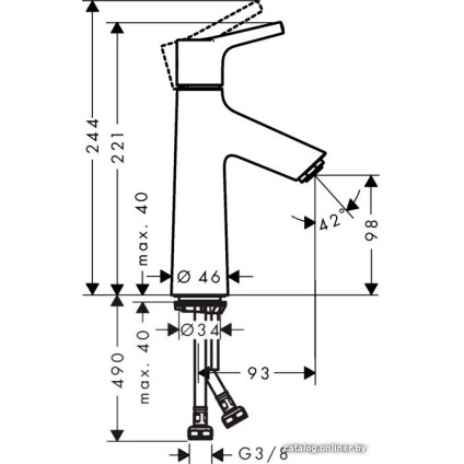 Смеситель Hansgrohe Talis S [72021000]