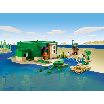 Конструктор LEGO Minecraft 21254 Домик на Черепашьем пляже