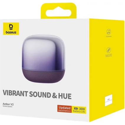 Беспроводная колонка Baseus AeQur V2 (фиолетовый)