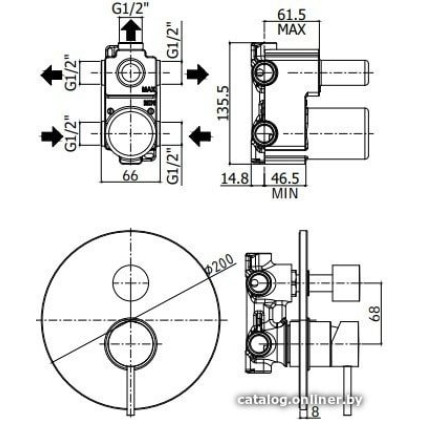 Смеситель Paffoni Light LIG019NO