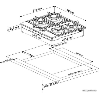 Варочная панель BEKO HILW 64235 S