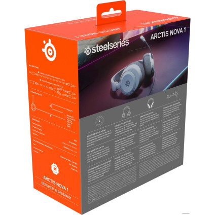 Наушники SteelSeries Arctis Nova 1 (белый)