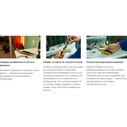 Универсальный триммер Philips OneBlade QP2734/23