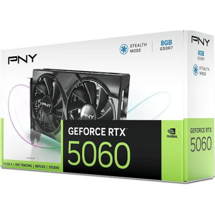 Видеокарта PNY GeForce RTX 5060 8GB Dual Fan VCG50608DFXPB1
