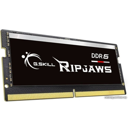 Оперативная память G.Skill Ripjaws 16ГБ DDR5 SODIMM 5600МГц F5-5600S4645A16GX1-RS