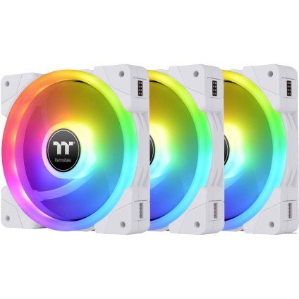 Комплект вентиляторов для корпуса с контроллером Thermaltake SWAFAN EX14 RGB White TT Premium Edition CL-F162-PL14SW-A