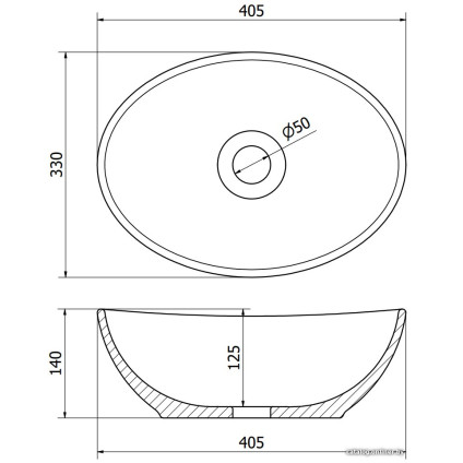 Умывальник Mexen Elza MEX-21014052