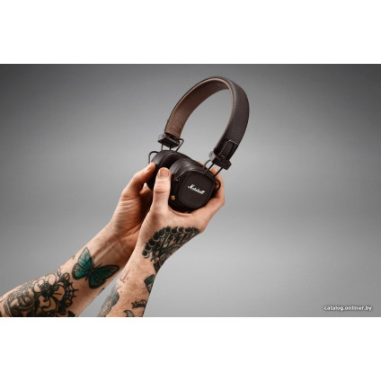 Наушники Marshall Major IV (коричневый)