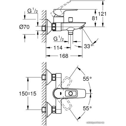 Смеситель Grohe Bauloop 23602001
