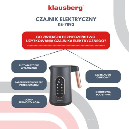 Электрический чайник Klausberg KB-7892