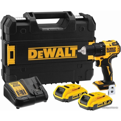 Дрель-шуруповерт DeWalt DCD708D2T-QW (с 2-мя АКБ, кейс)