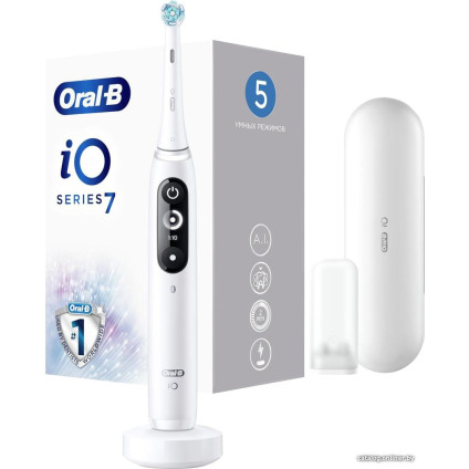 Электрическая зубная щетка Oral-B iO 7 (белый)