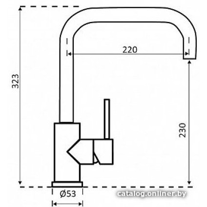 Смеситель Reginox Crystal PVD (золотистый)