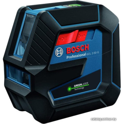 Лазерный нивелир Bosch GCL 2-50 G Professional 0601066M02 (RM 10+DK 10, кейс)