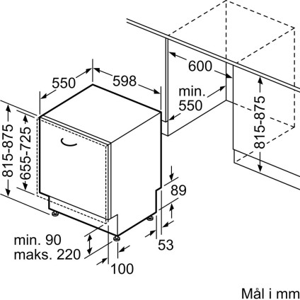 Встраиваемая посудомоечная машина Siemens iQ300 SN63HX17VE