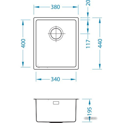 Кухонная мойка Alveus Kombino 20 [1100234]