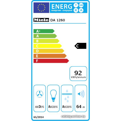 Кухонная вытяжка Miele DA 1260 (нержавеющая сталь)