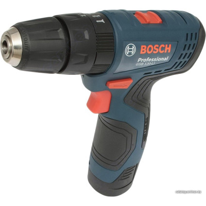 Ударная дрель-шуруповерт Bosch GSB 120-LI Professional 06019G8102 (с 2-мя АКБ, кейс, набор оснастки)