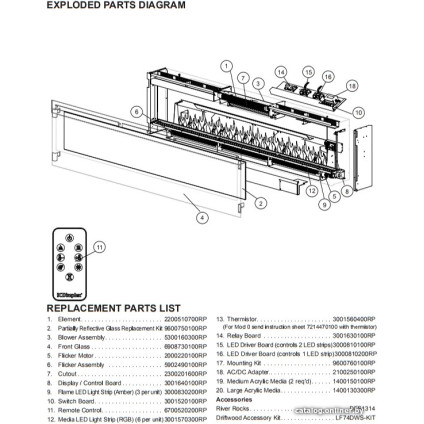 Электрокамин Dimplex Prism 74" BLF7451