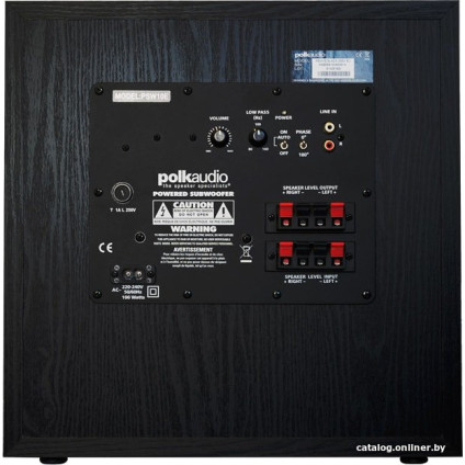 Проводной сабвуфер Polk Audio PSW10 (черный)