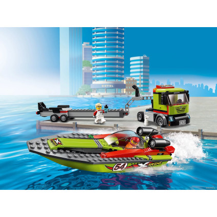 Конструктор LEGO City 60254 Транспортировщик скоростных катеров