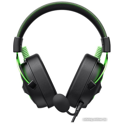 Наушники Havit Gamenote H2002e (черный/зеленый)
