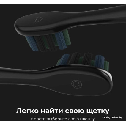 Электрическая зубная щетка AENO DB2S (3 насадки, черный)