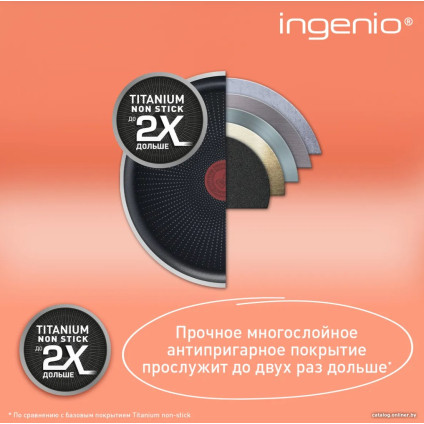 Набор кастрюль Tefal Ingenio Emotion L897S574