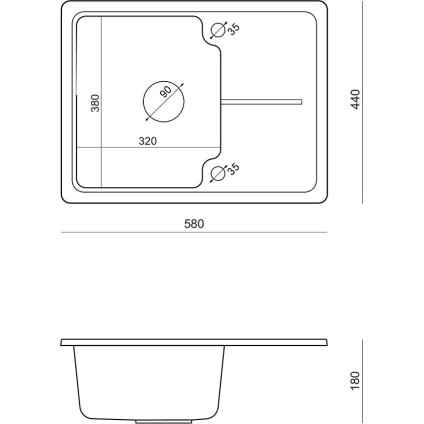 Кухонная мойка Quadron HCQBJ5844SZK