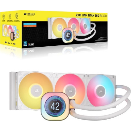 Система жидкостного охлаждения для процессора Corsair iCUE LINK TITAN 360 RX LCD CW-9061026-WW