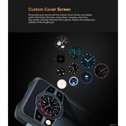 Телефон Cubot King Kong 9 (черный)