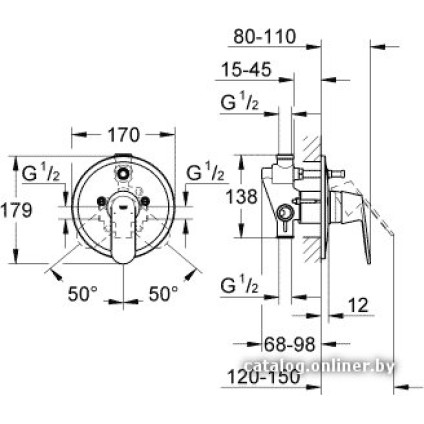 Смеситель Grohe Eurosmart Cosmopolitan 32879000