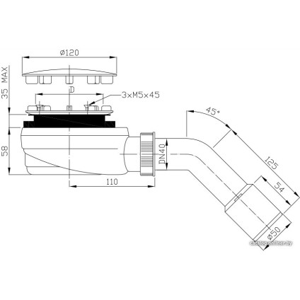 Сифон Radaway R580