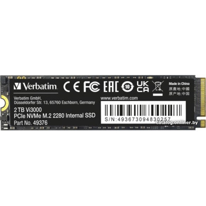 SSD Verbatim Vi3000 2TB 49376