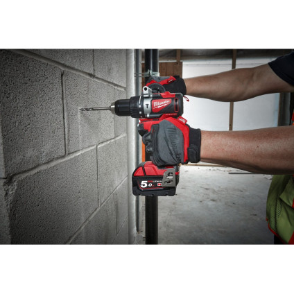 Ударная дрель-шуруповерт Milwaukee M18 BLPD2-502X 4933464517 (с 2-мя АКБ 5 Ач, кейс)