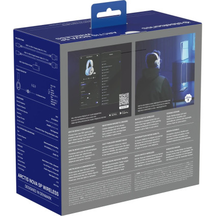 Наушники SteelSeries Arctis Nova 5P Wireless (белый)