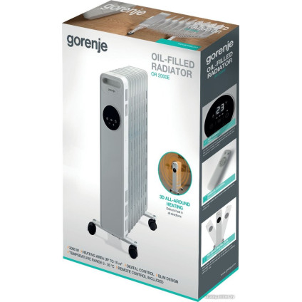 Масляный радиатор Gorenje OR2000E