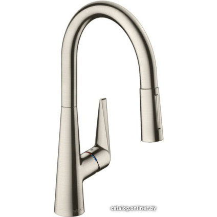 Смеситель Hansgrohe Talis S 72813800 (нержавеющая сталь)